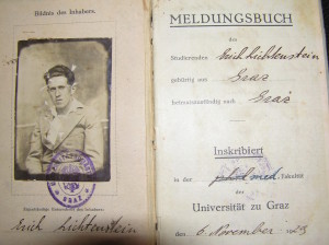 Inskriptionsbuch Erich Lichtenstein, Familienarchiv