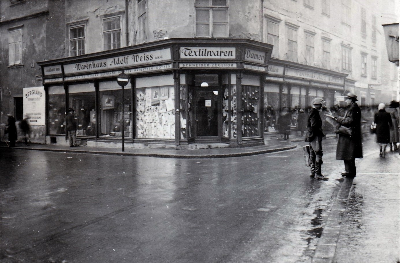 Das Warenhaus Adolf Weiss im Jahr 1950